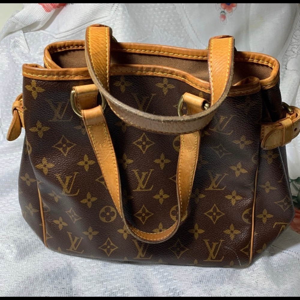 Louis Vuitton brown monogram canvas shoulder bag
